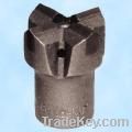 Cross rock drill bits