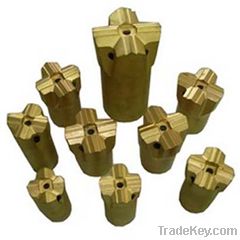 Cross rock drill bits