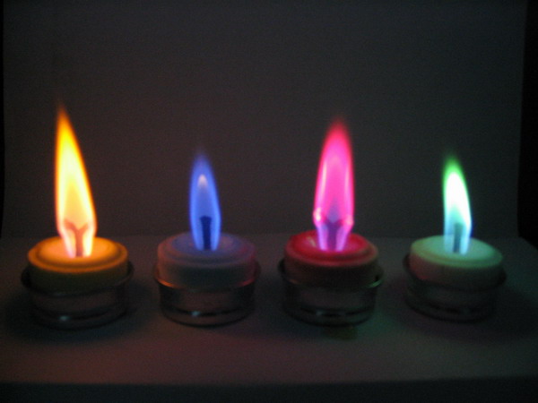 Color Flame Candles