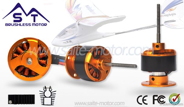 RC airplane of Outrunner brushless motors 2410