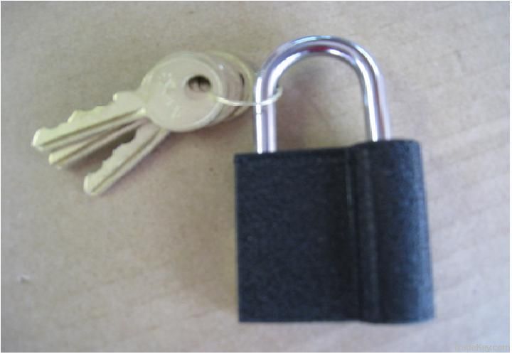 Black Iron Padlock