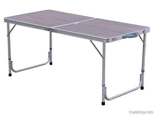 Outdoor Aluminum/MDF Portable Folding Table