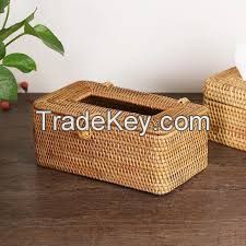 RATTAN TISSUE BOX