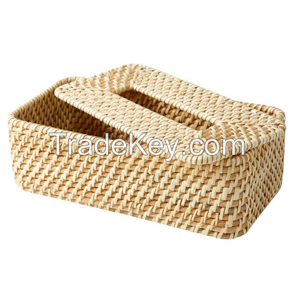 RATTAN TISSUE BOX