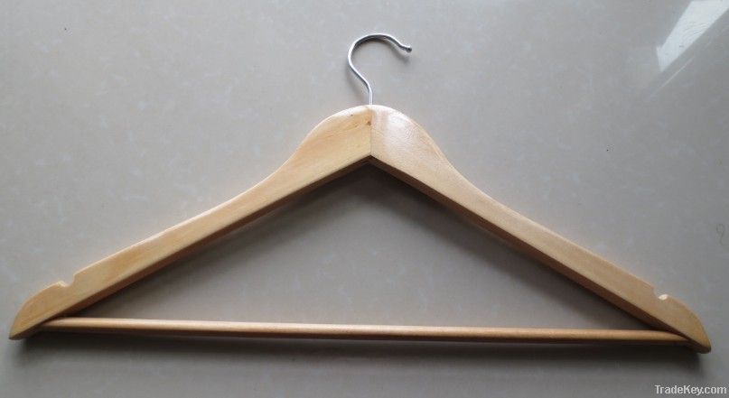 wooden hanger, suit hanger