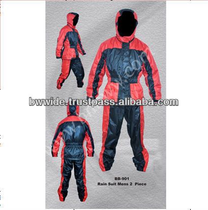 High Quality Two Piece Taffeta Fabric Man Rain Suit