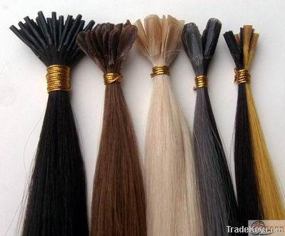 prebonded hair extensions, nail hair extensions