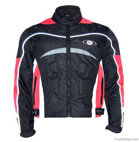 Textile Black Eagle Motorbike Jacket