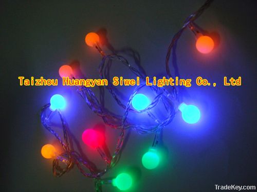 LED Light Chain With Ball Decoration