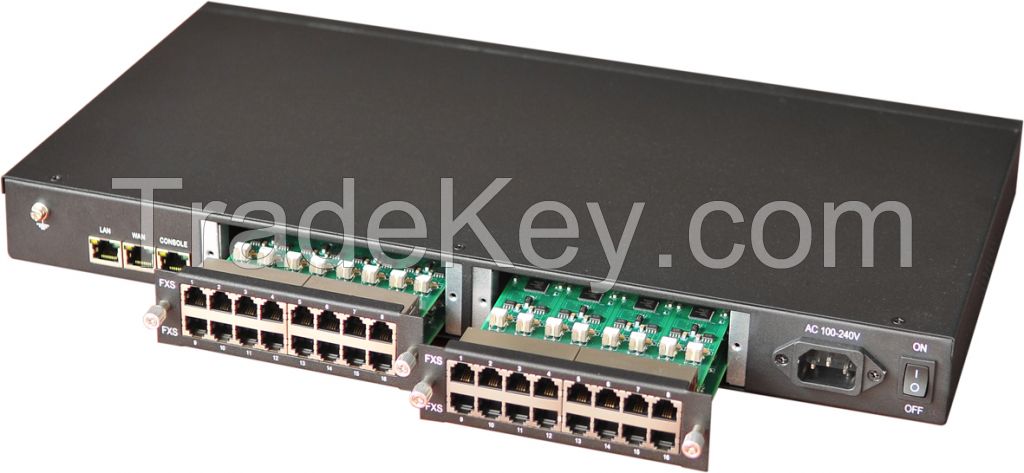 Asterisk/Elastix SIP/H.248/MGCP 1 to 96 Ports VoIP Gateway IAD ATA