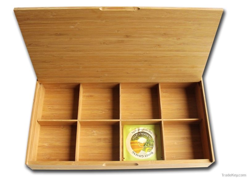 Bamboo tea box