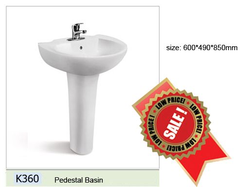 Sales promotion for pedestal basin