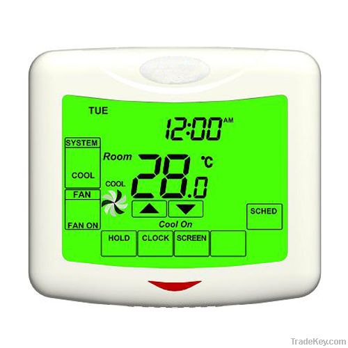 LCD Touch Screen Programmable Heat Pump Room Thermostat BHP-4100