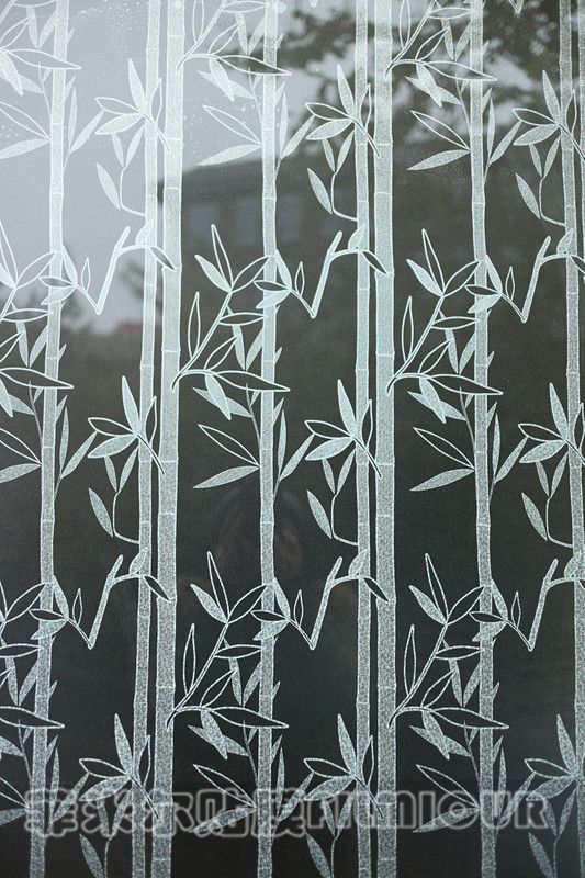 Glass decorative film(no glue)