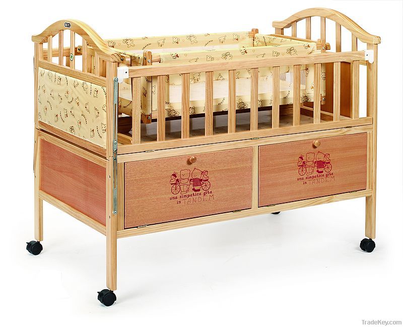 Wooden Baby Cot & Bed