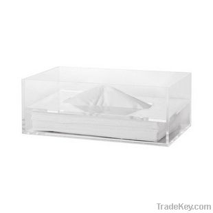 Acrylic Tissue box, useful hotel napkin box