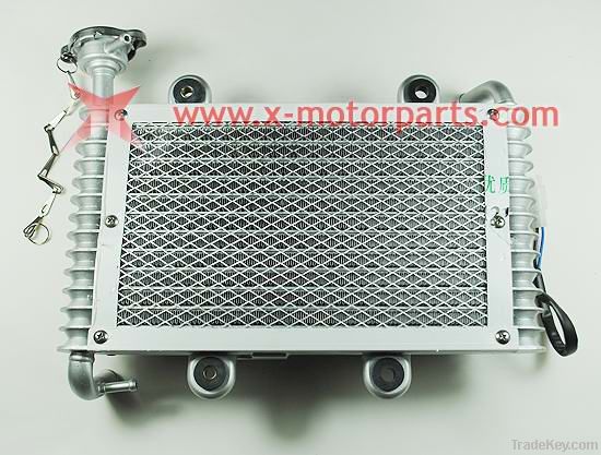 The radiator with fan fit for the Shineray STIXE water cooled ATV