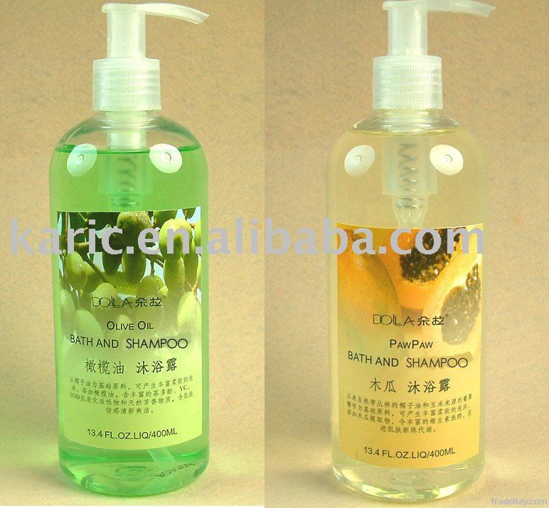 Fruit Series Sweet Peach Bath Gel Body Wash Shower Cream 400ml