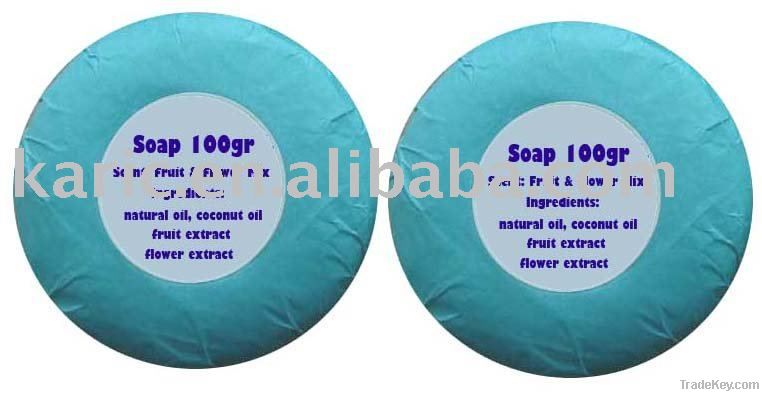 Moisture Cleaning Bath Soap Toilet Soap Purple 100gr