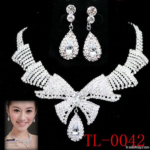 Fashion bridal necklace jewelry necklace set