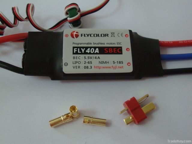 40A brushless motor esc for aircraft