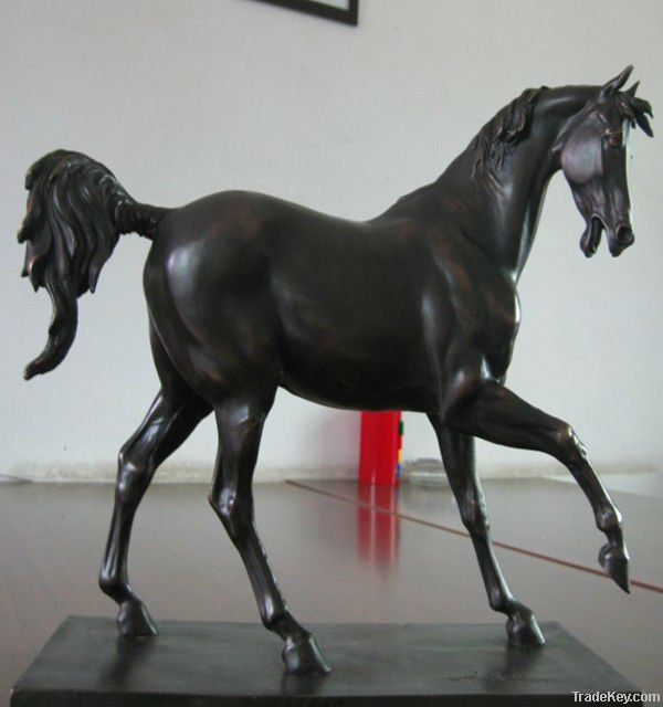 horse bronze sculpture