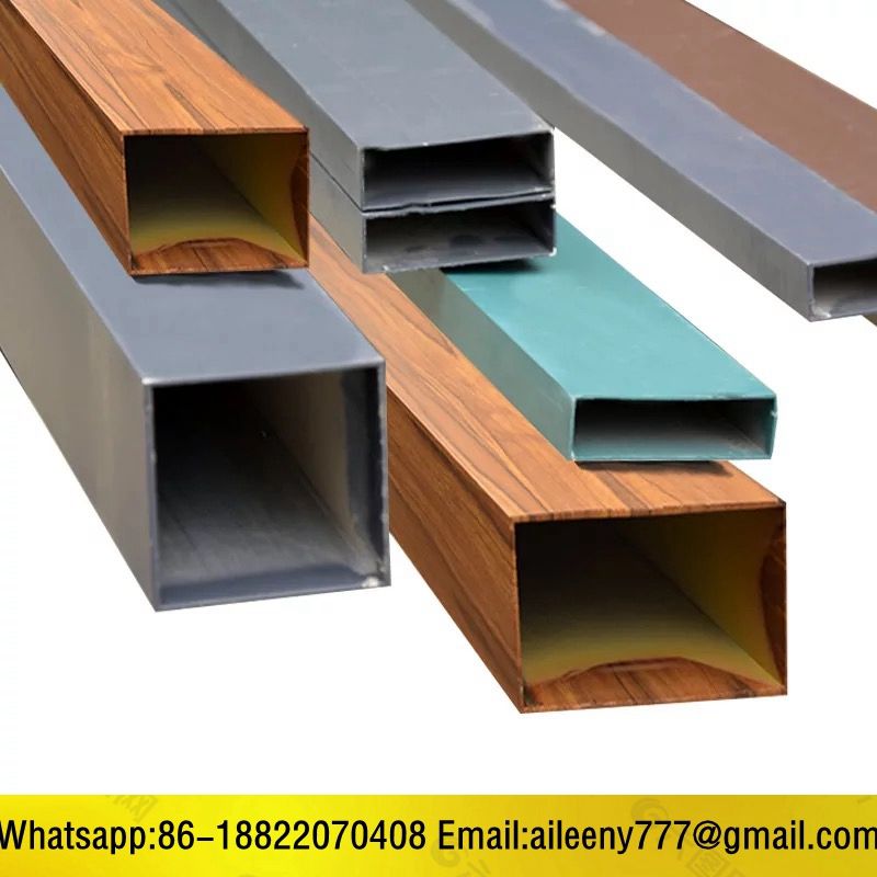 Color Coated 6063 T5 Aluminum Square Pipe