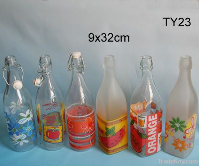 square glass juice bottle manufacturer TY23