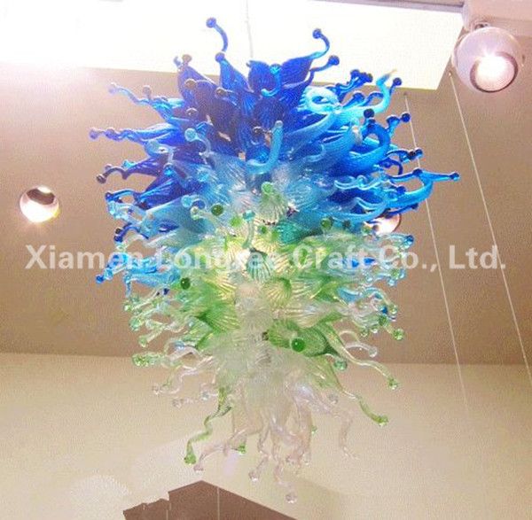 Hanging Lamp Hand Blown Art Glass Chihuly