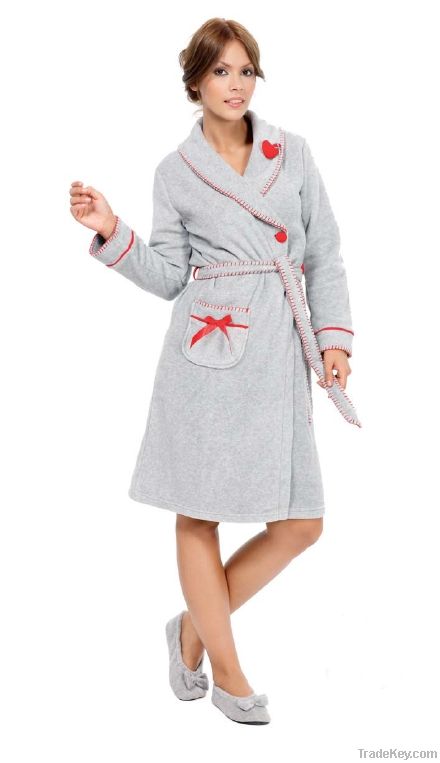 LADIES POLAR BATHROBE