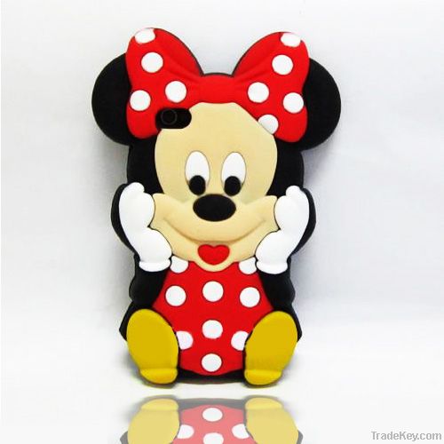 cute fashion cartoon design silicone iphone cases