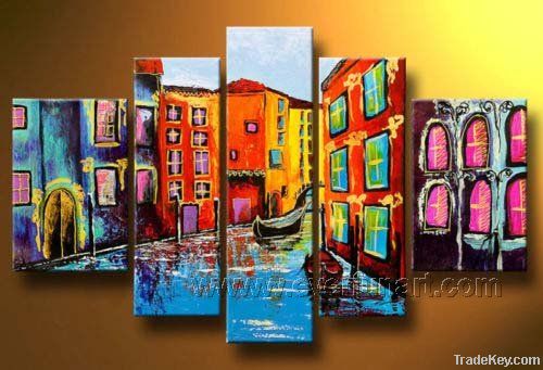 Abstract Painting on canvas