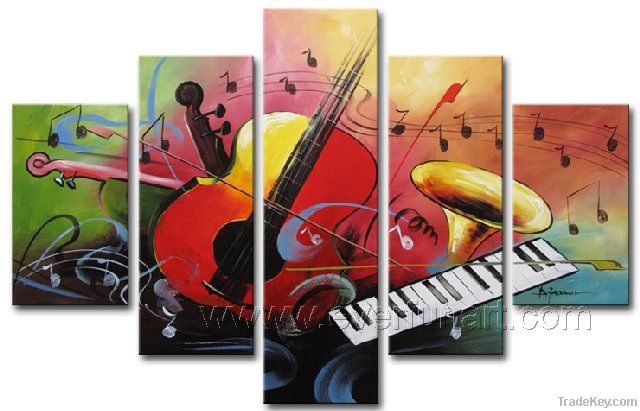 Abstract Painting on canvas