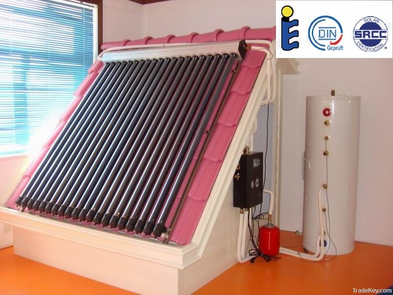 split pressurized solar water heater