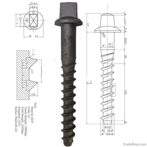 Screw spikes supplier