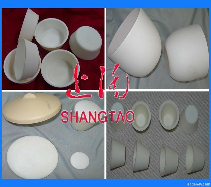 Alumina ceramic crucible