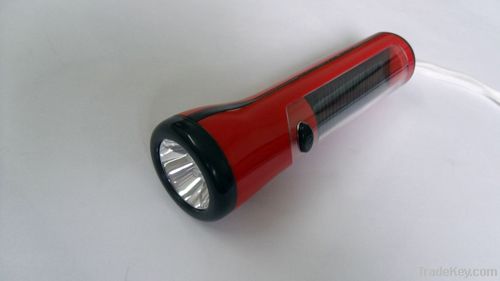 Solar LED flashlight with compass LT-3204