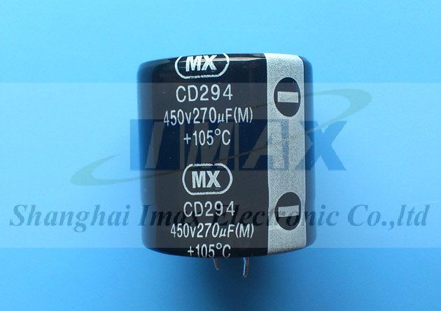 CD294 Series 105C Standard Snap in aluminum electrolytic capacitor