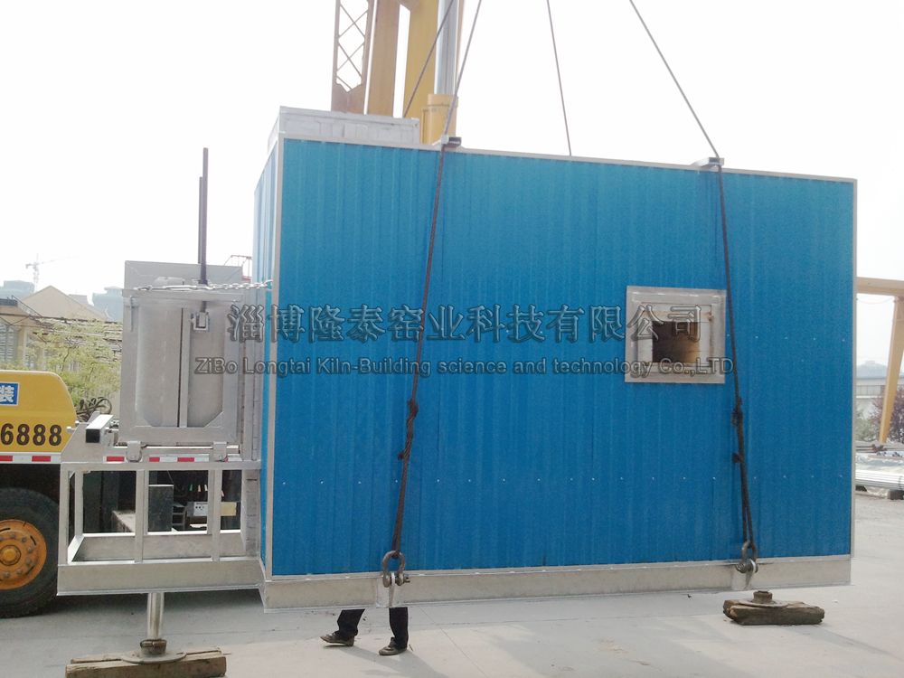 1 ton/day ceramic frit furnace