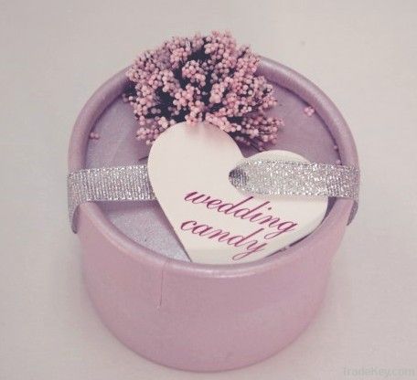 lovely wedding candy handmade paper box