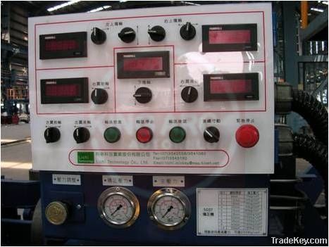 Hydraulic H-beam straightening equipment