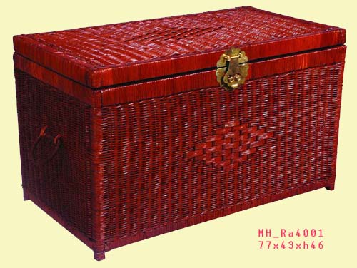 rattan hamper