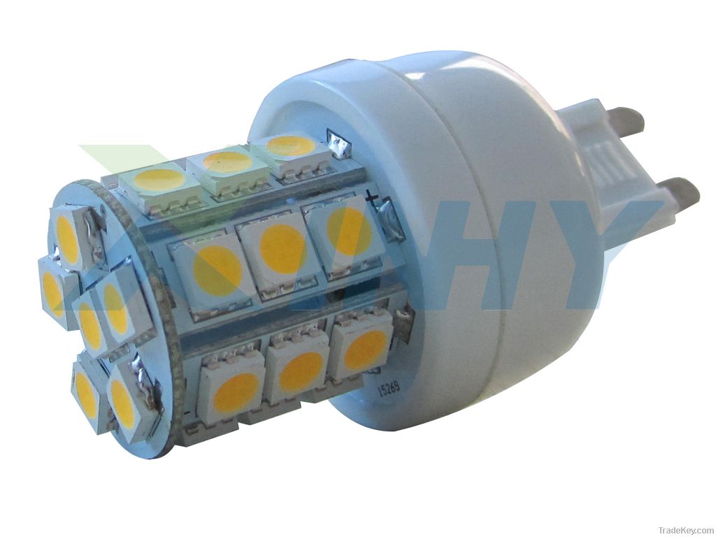 Hot sale 27PCS 5050 SMD high brightness G9 led bulb