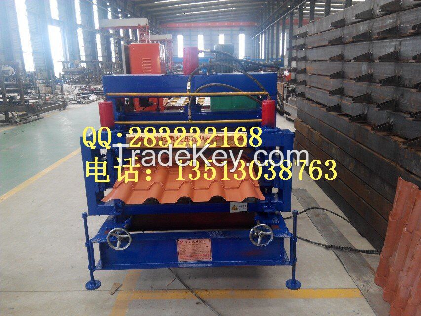 New Type Glazed Tile Roll Forming Machine