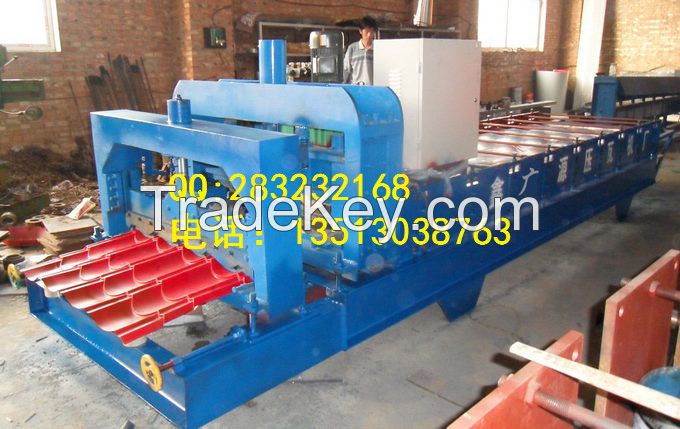 828 Glazed Tile Roll Forming Machine