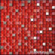 Glass mosaic tiles