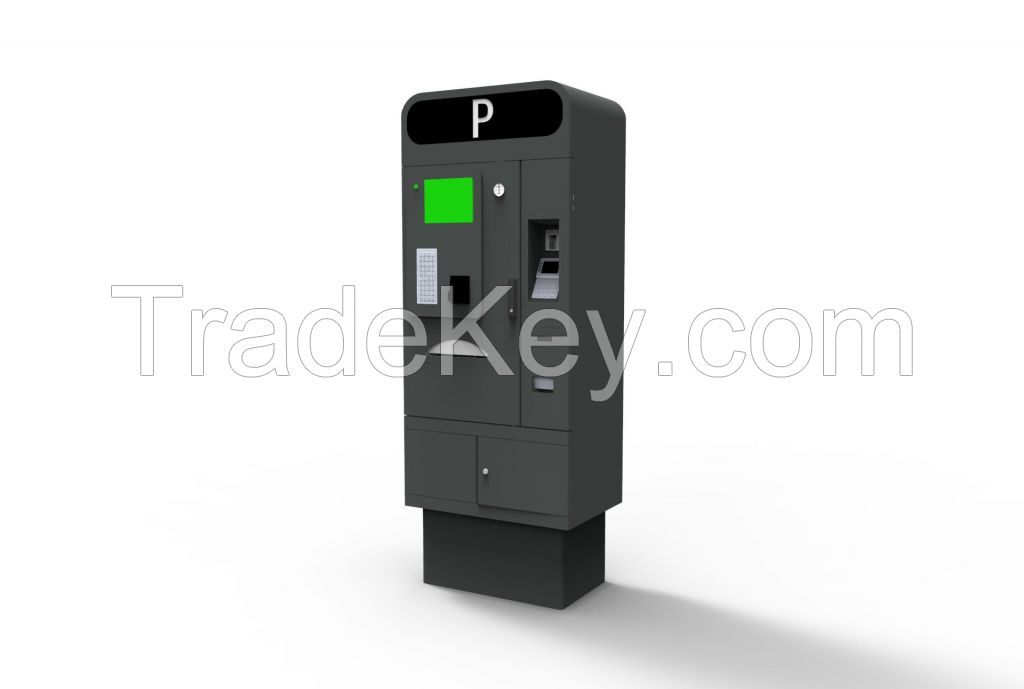 Self-Service automatic Parking payment Kiosk pay on foot car parking management