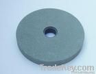 Green silicon carbide abrasive wheel