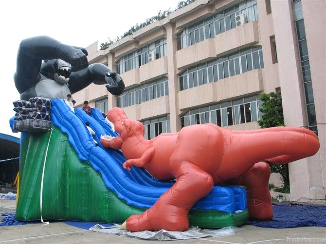 Inflatable slides