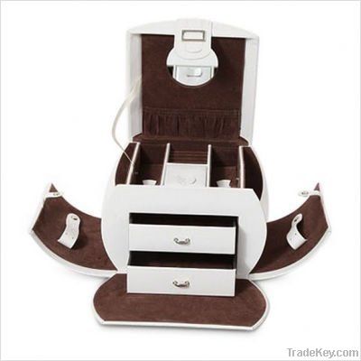 fashion travel jewelry box with mirror